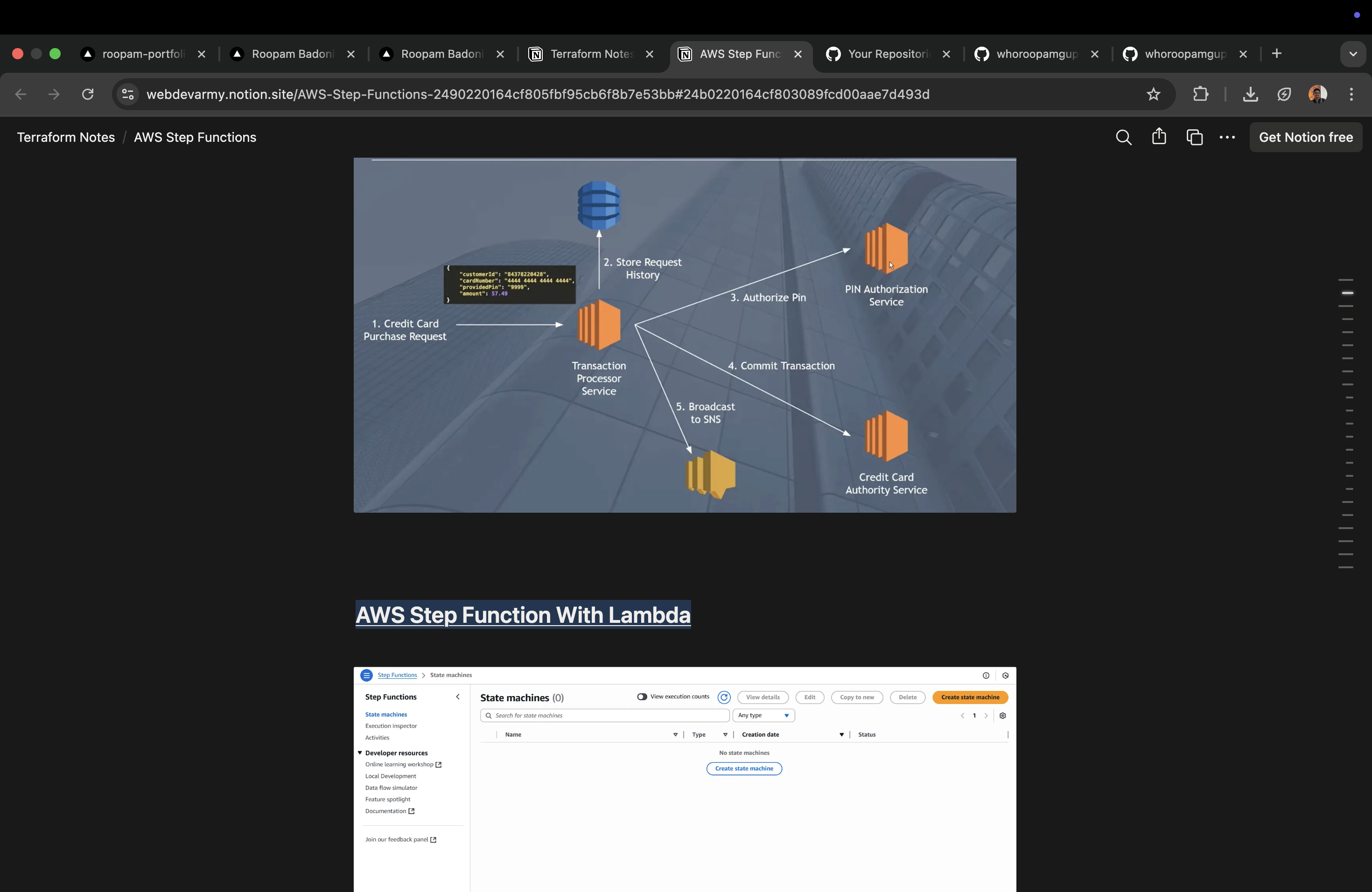 AWS Step Function With Lambda